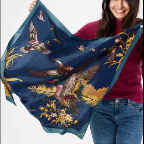Joules Accessories Nwt Joules Navy Mallard Ducks 0 Silk Bloomfield